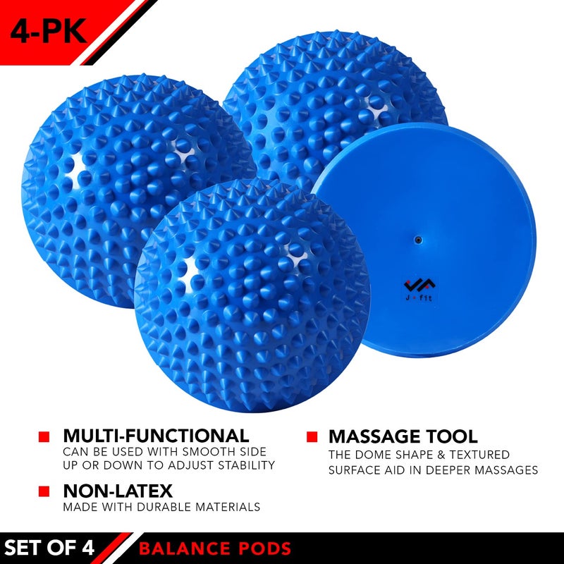 JFIT Balance Pod and Foot Fitness Set - Set of 4 Pods - Image 3